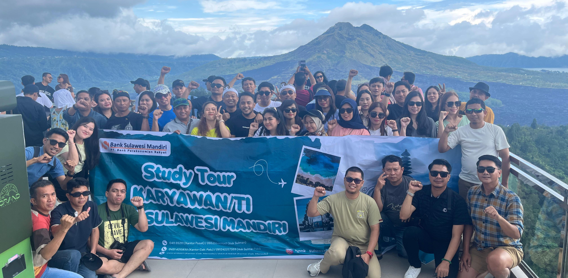 Bank Sulawesi Mandiri Study Tour at Kintamani