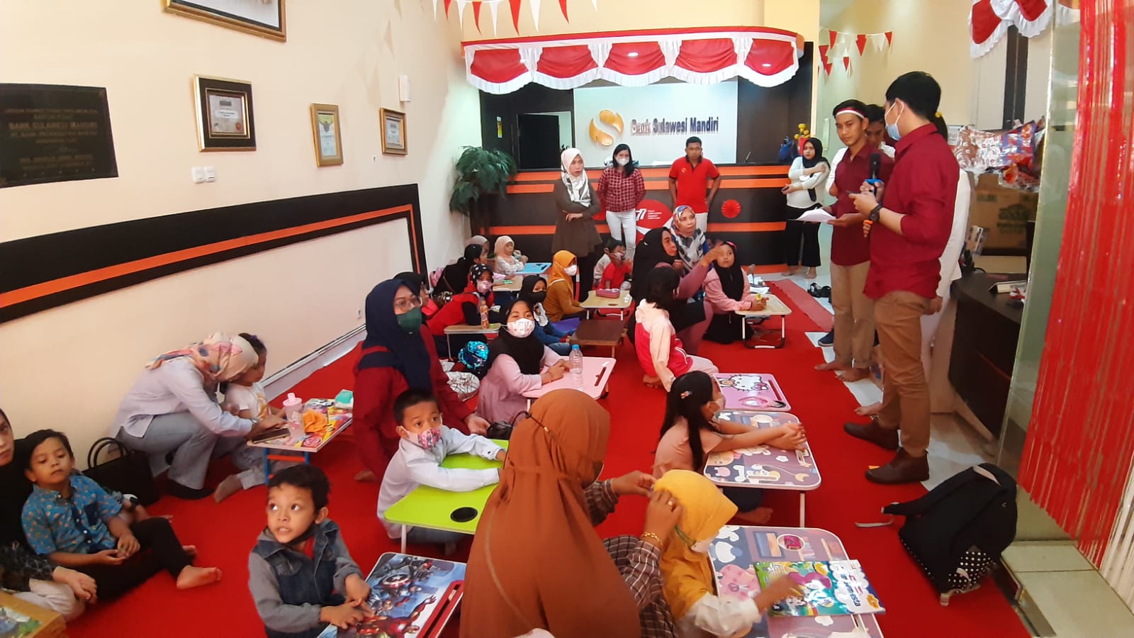 Lomba Mewarnai memmeriahkan HUT RI ke 77